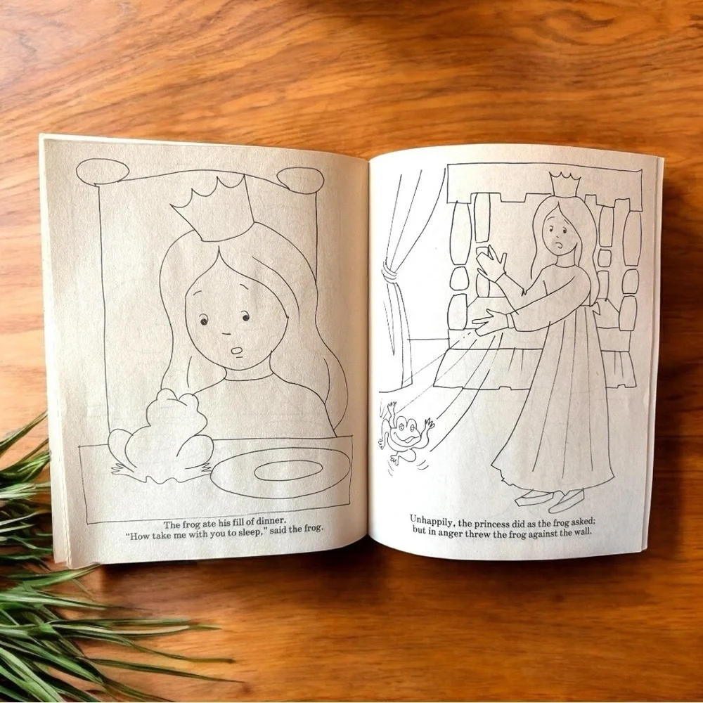 VINTAGE 1967 FAIRY LAND Coloring Book - MODERN PROMOTIONS - Unused Pages